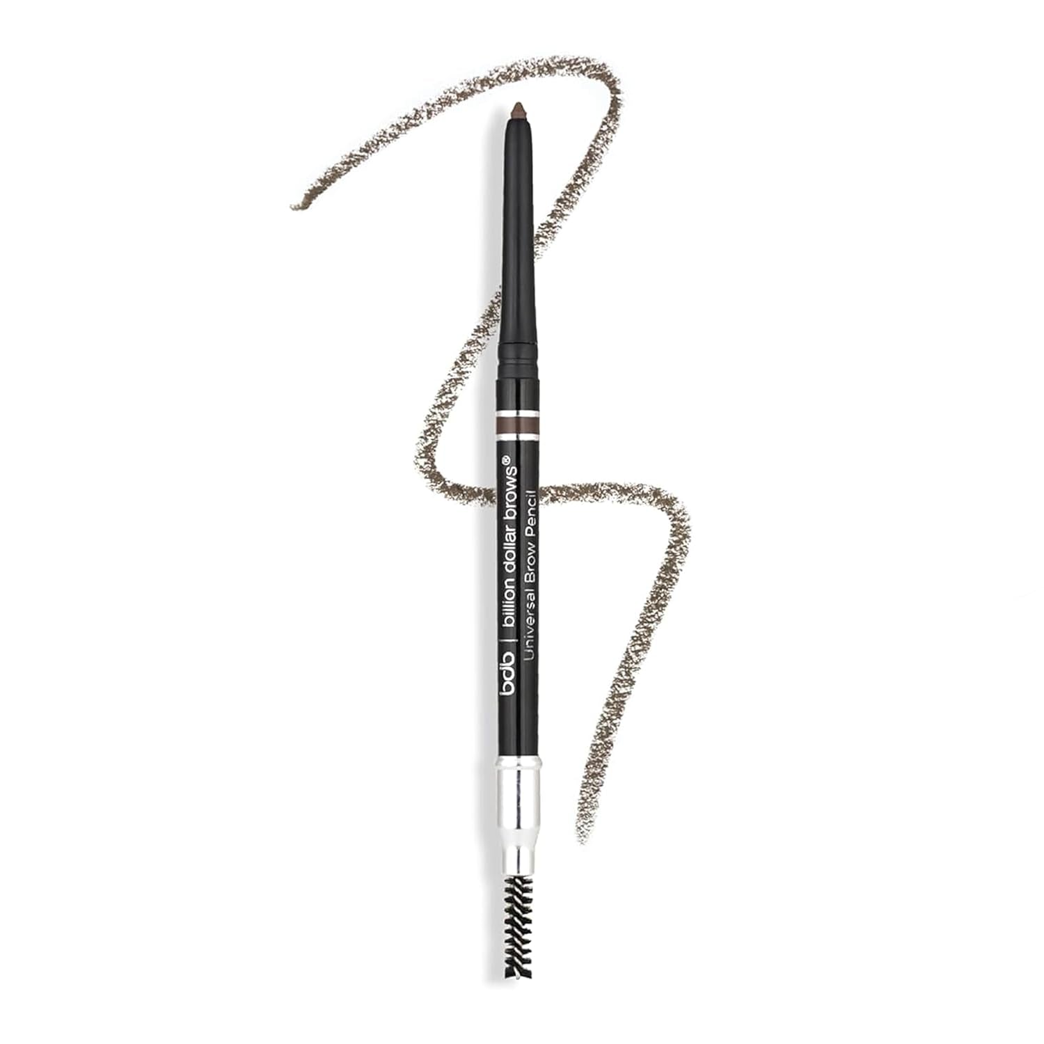 Universal Eyebrow Pencil – Dual-Ended Design with Precision Tip & Spoolie, Matte Finish, Waterproof, Easy to Use, Vegan & Cruelty-Free for Perfectly Defined Brows