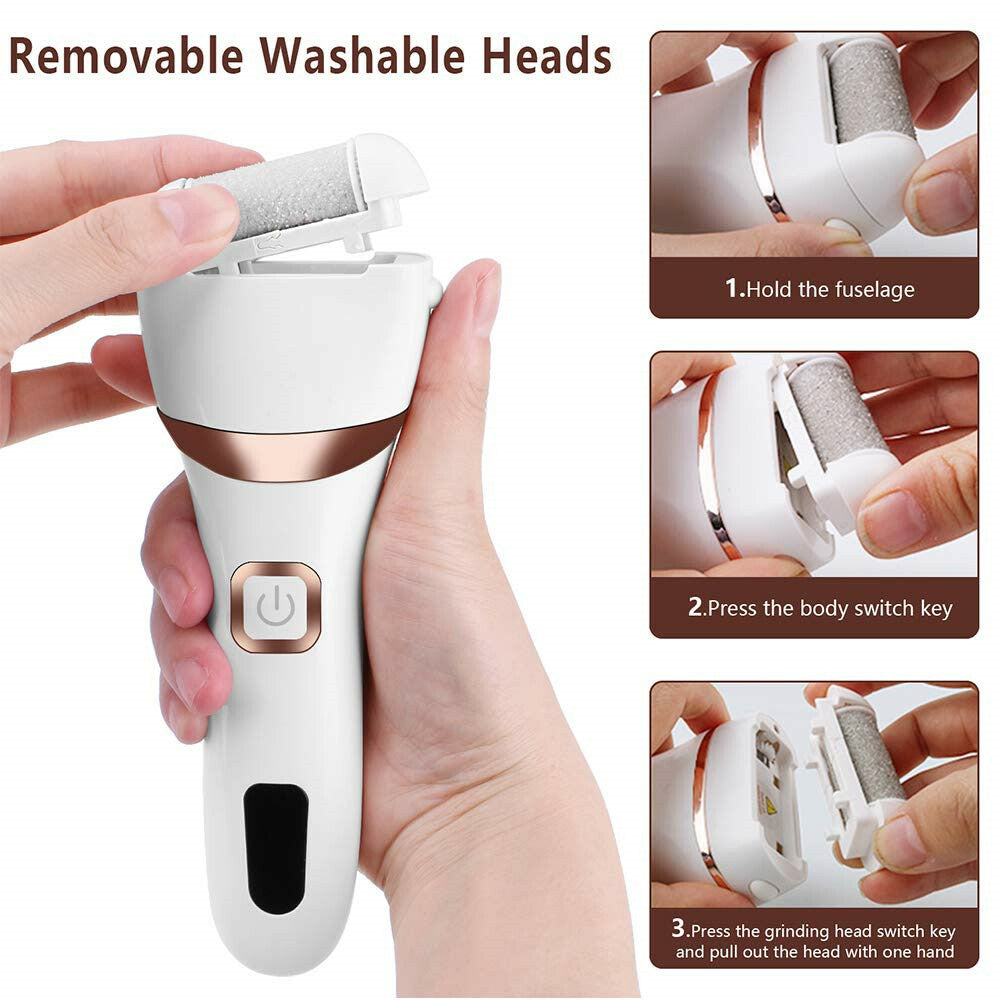 Professional Electric Foot Grinder File Callus Dead Skin Remover Pedicure Tool