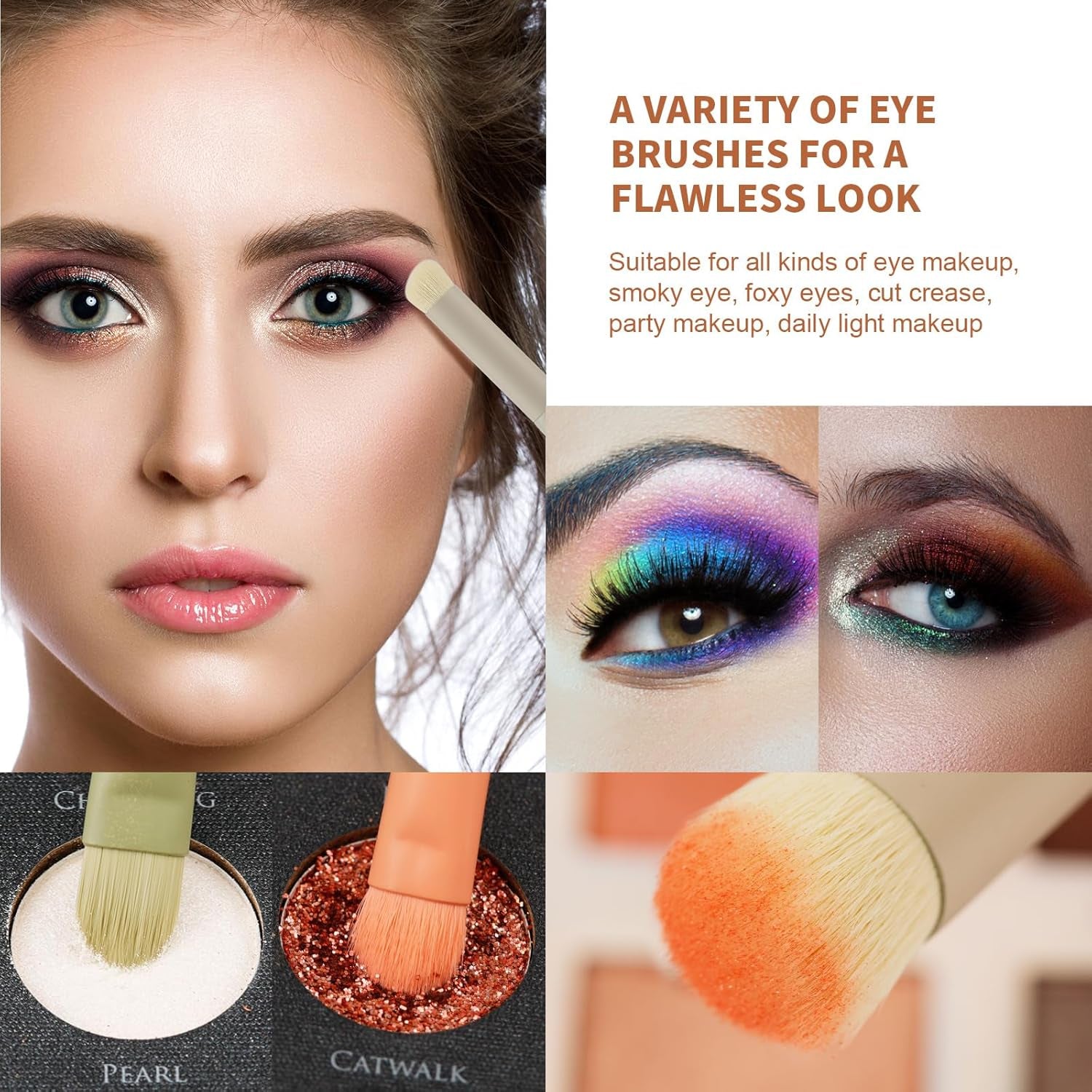 Makeup Brushes 17+2 Pcs with Makeup Bag, Makeup Sponge and Brush Protectory