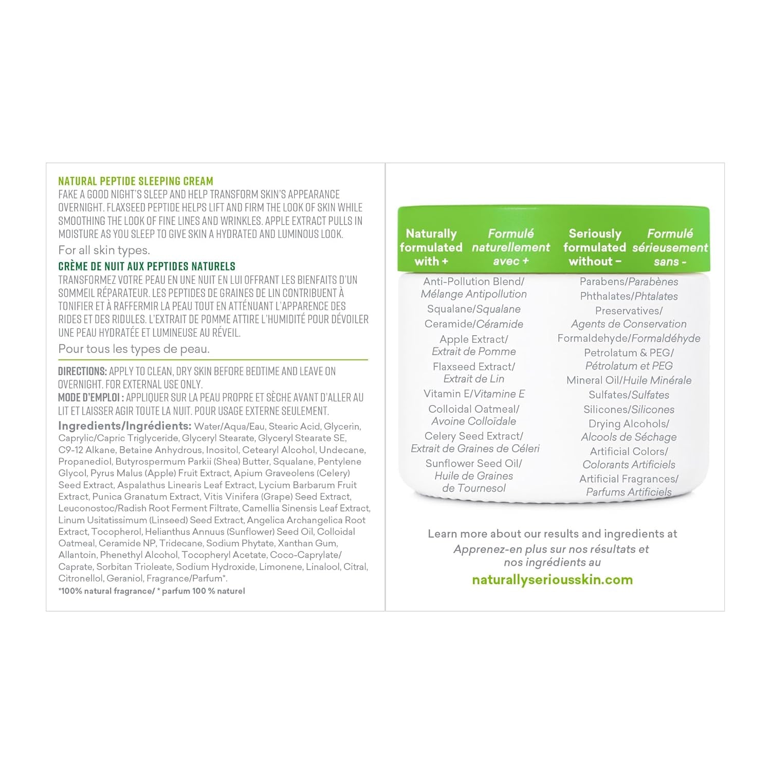 After-Dark Natural Peptide Sleeping Cream