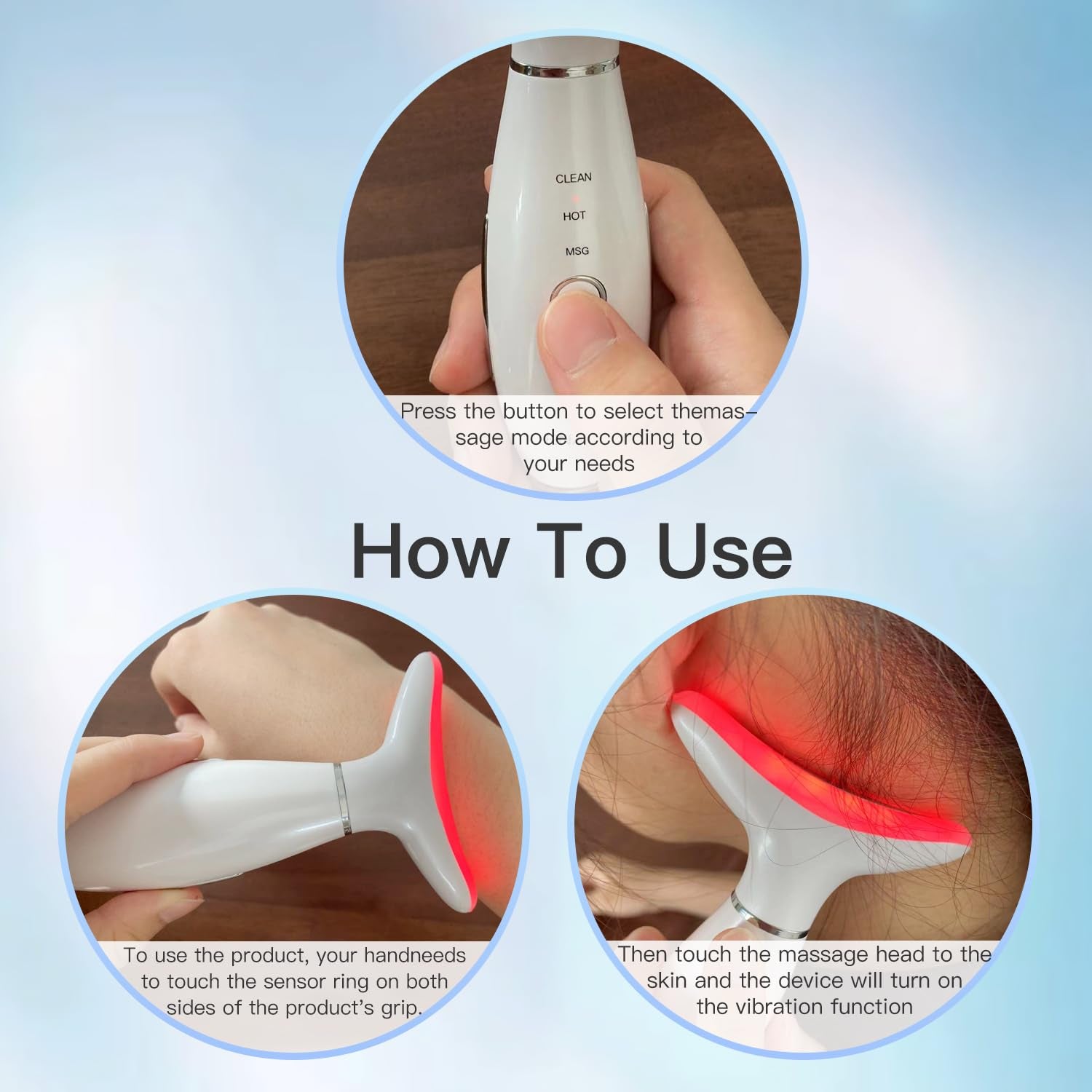 Neck Face Massager Tool