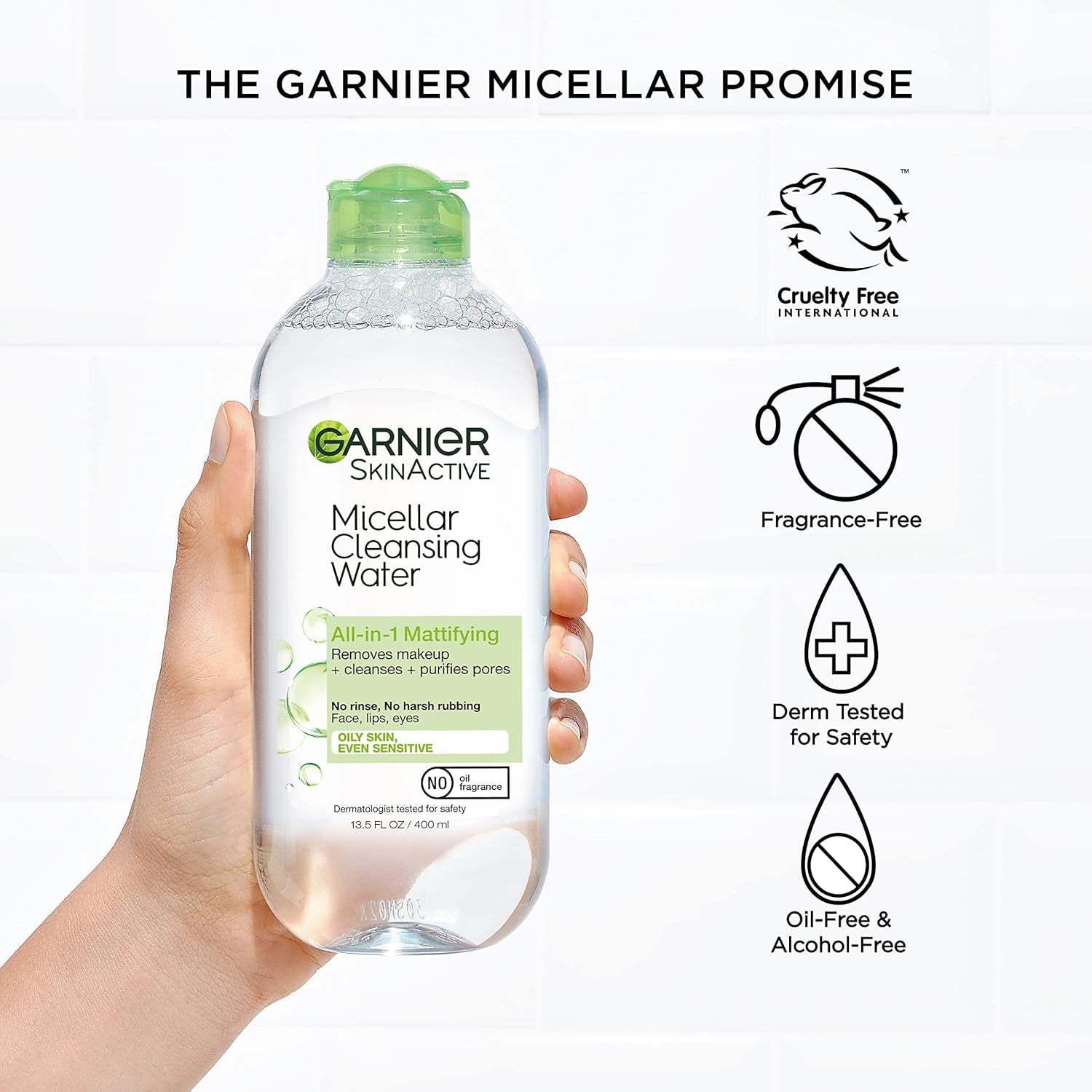 Micellar Water for Oily Skin, Facial Cleanser & Makeup Remover