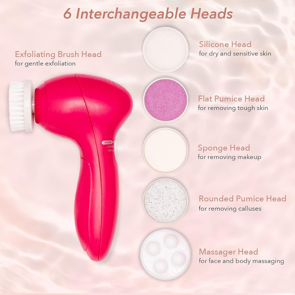 6 in 1 Electric Facial Cleansing Set 