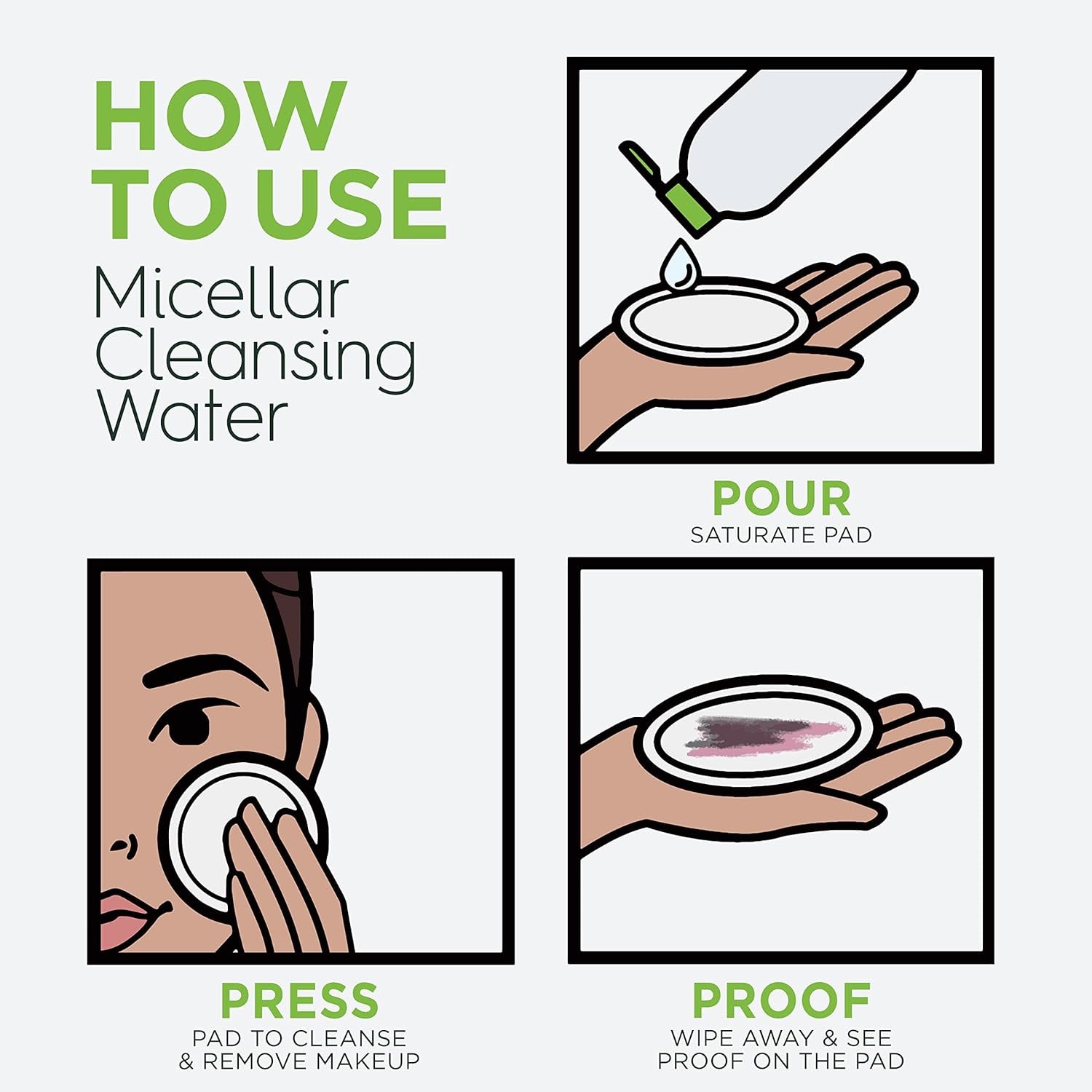 Micellar Water for Oily Skin, Facial Cleanser & Makeup Remover