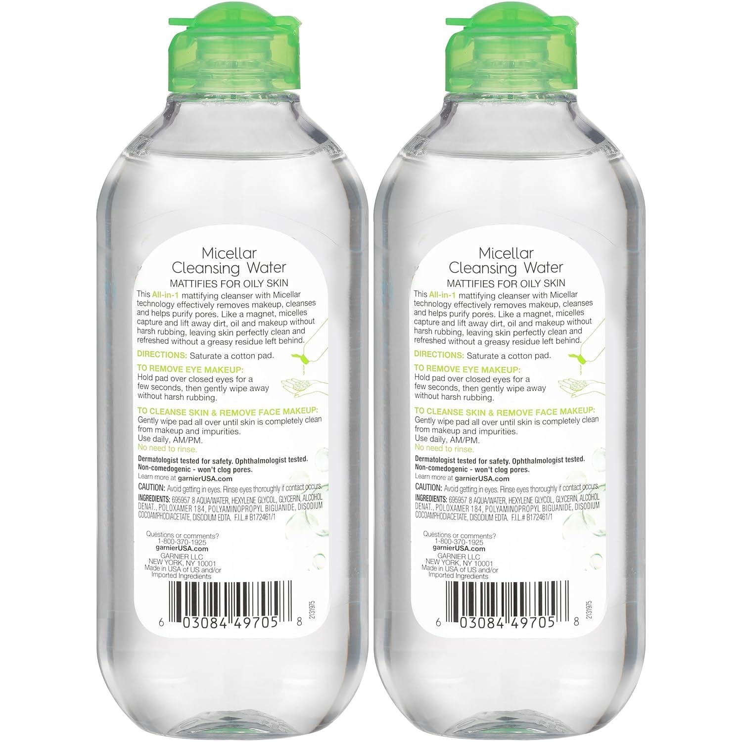 Micellar Water for Oily Skin, Facial Cleanser & Makeup Remover