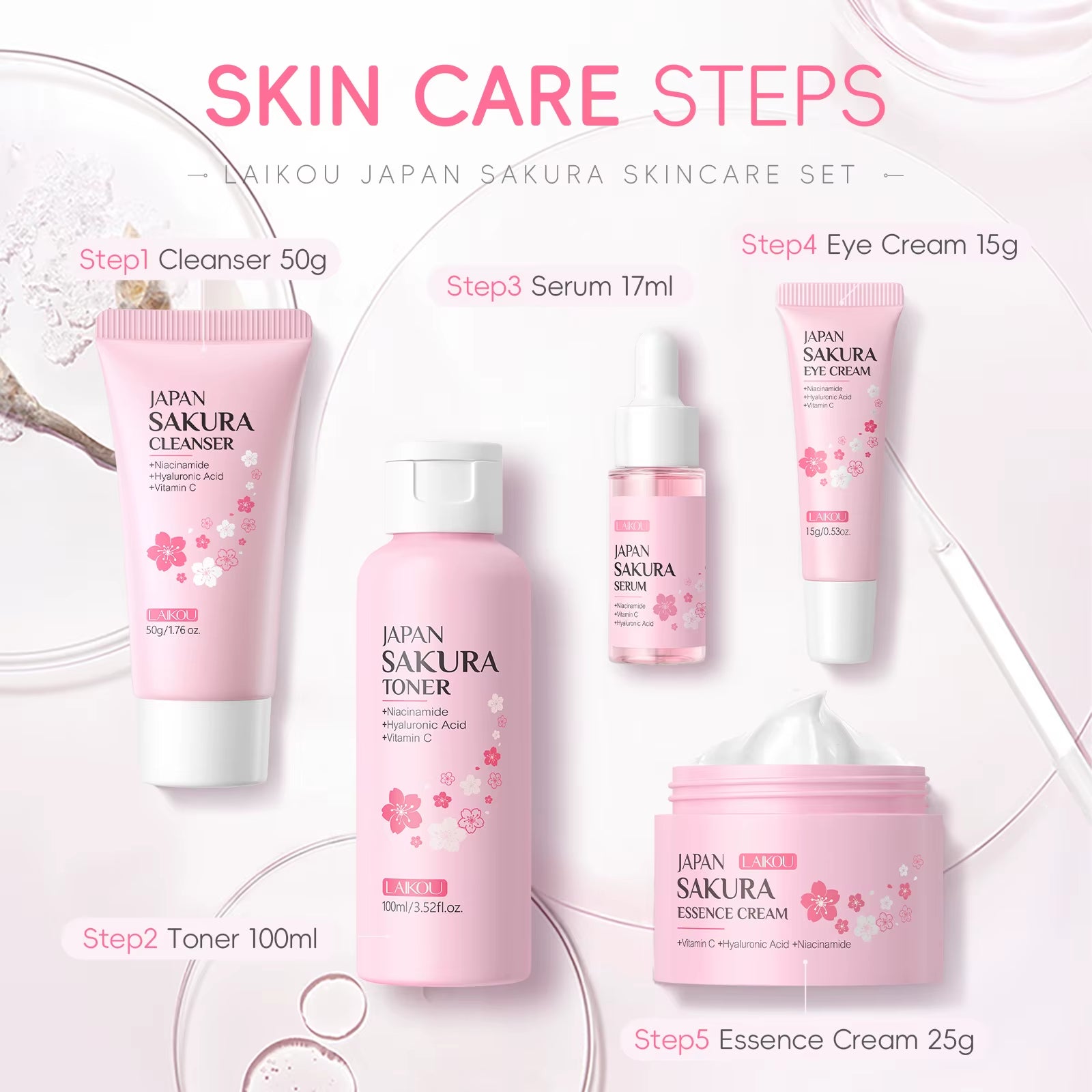 Sakura Skin Care Kit